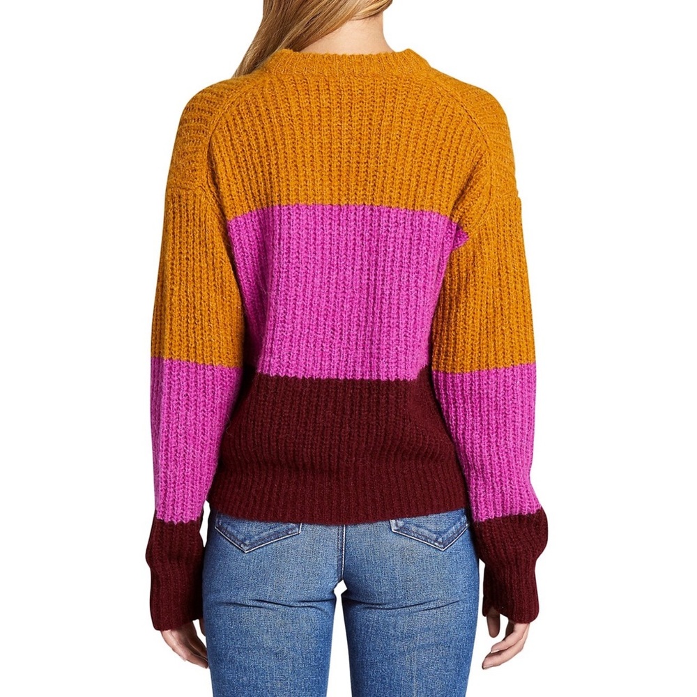 A.L.C. Robertson Color Block Sweater Medium - image 2
